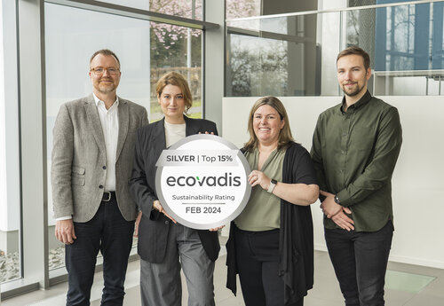 Lohmann once again receives the EcoVadis silver medal, placing it among the top 15% of the world's most sustainable companies in the ranking  